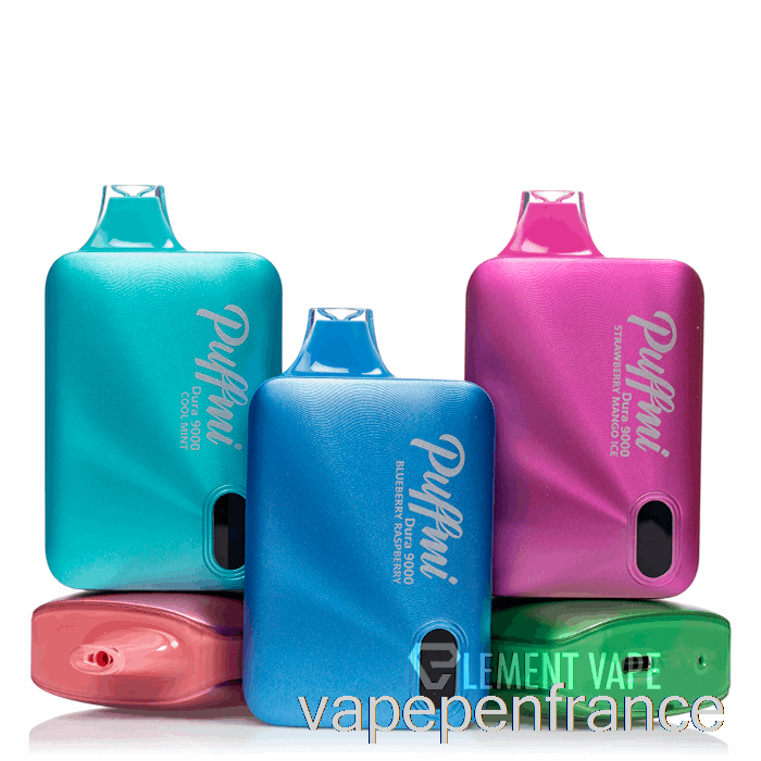 Stylo Vape Jetable Puffmi Dura 9000, Fraise Et Pastèque